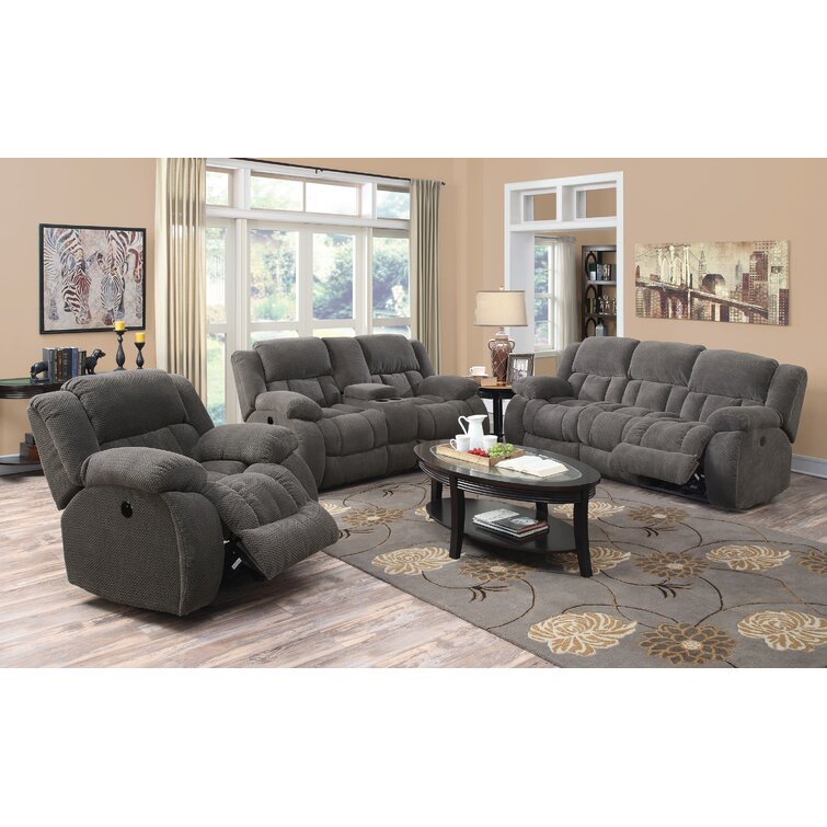 Red Barrel Studio® Inezgane 85.5'' Upholstered Reclining Sofa 